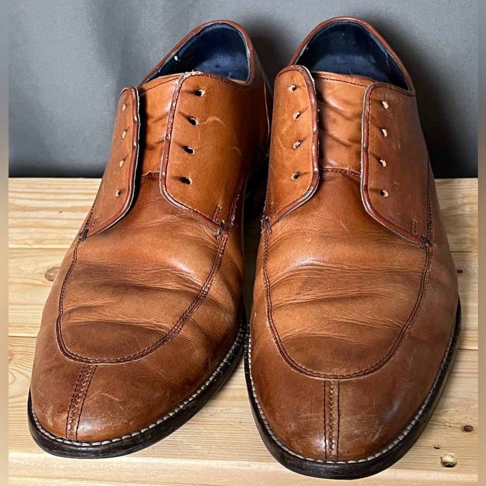 Cole Haan Light Brown Leather Oxford Shoes Men's 9.5M C11629